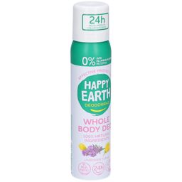 Happy Earth Déodorant spray pour tout le corps lavande et ylang-ylang