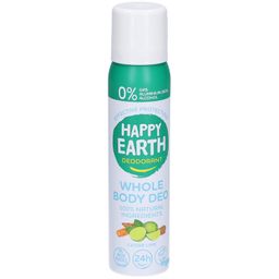 Happy Earth Déodorant pour tout le corps cèdre et citron vert