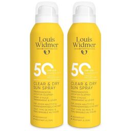Louis Widmer Clear & Dry Sunspray SPF50 | Sans Parfum