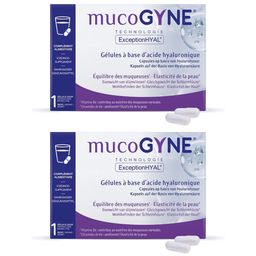 MUCOGYNE® Gélules à base d'acide hyaluronique - Équilibre des muqueuses & Élasticité de la peau
