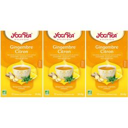 Yogi Tea Gingembre Citron – Infusion ayurvédique bio au gingembre et citron