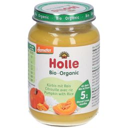 Holle Purée bio citrouille avec riz dès 5 mois
