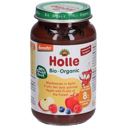 Holle Bio Petit pot bébé Frais des bois-pomme dès 8 mois