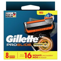 Gillette ProGlide Power Lames de rechange , lot de 8, compatibles avec Fusion