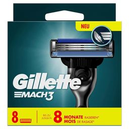 Gillette Mach3 Lames de Rasoir Recharge - 8 lames