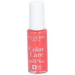 PODERM Color Care Tea Tree Vernis à ongles No 273 Rouge Corail