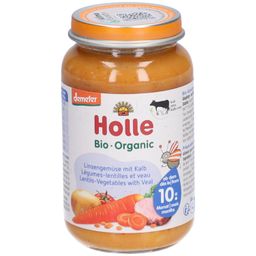 Holle Légumes-lentilles et veau
