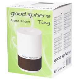 Goodsphere® Diffuseur d'arômes Tiny 15 m² Diffuseur à ultrasons blanc/marron foncé