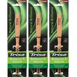 TRISA Natural Brillance Brosse à cheveux ronde
