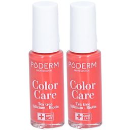 PODERM Color Care Tea Tree Vernis à ongles No 273 Rouge Corail