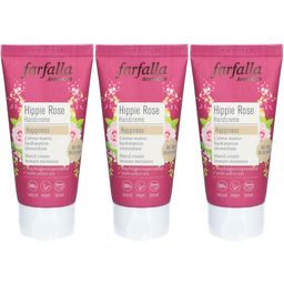 FARFALLA Crème pour les mains Hippie Rose