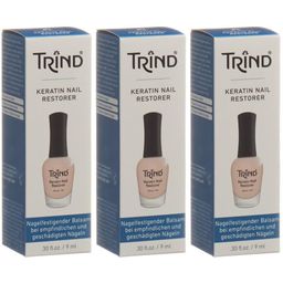 Trind® Keratin Nail Restorer - Sérum réparateur et fortifiant pour ongles sensibles ou abîmés