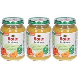 Holle Purée bio citrouille avec riz dès 5 mois