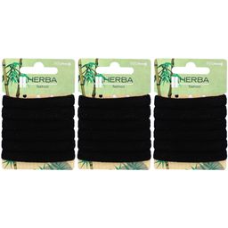 HERBA Fashion Élastique à cheveux Ø5cm Noir