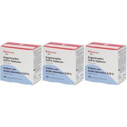 Redcare Collyre avec 0,15 % d'acide hyaluronique