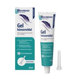 BEHREND Homecare® Gel pour les hémorroïdes - en cas d'hémorroïdes internes & externes, de démangeaisons anales, de fissures anales & de proctite