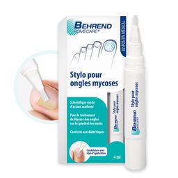 BEHREND Homecare - Stylo contre les mycoses des ongles pour un traitement rapide des mycoses des ongles