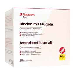 Redcare Fem Serviettes hygiéniques avec ailettes