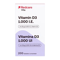 Redcare Vitamine D3 1000 UI