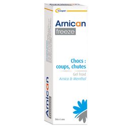 ARNICAN - Freeze - Gel froid à base d'arnica et de menthol - Réparation cutanée après un choc - Effet persistant 1 heure - Tube de 100 g
