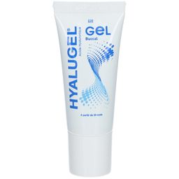 HYALUGEL - Gel buccal - Aphtes - Petites plaies - Etats inflammatoires (saignement)- Acide Hyaluronique - Goût menthe-citron - Tube - 20 Ml