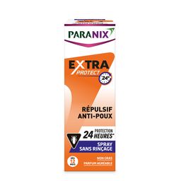 Paranix Spray Sans Rinçage Répulsif Anti-Poux Protection 24h 100ml