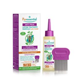 Puressentiel Lotion Traitante Anti-Poux avec peigne