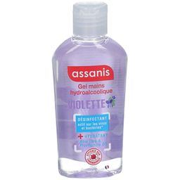 assanis Pocket Girls gel anti-bactérien violette