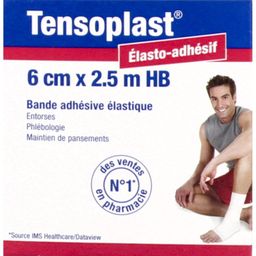 BSN Tensoplast® HB Bande adhésive élastique 6 cm x 2,5 m
