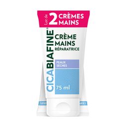 Cicabiafine Crème Mains Réparatrice Soin intense 2x75 ml
