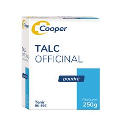 COOPER - Talc officinal - Poudre - Tenir au sec - 250g
