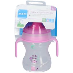MAM Tasse décorée bec souple avec anse (Couleur non sélectionnable)