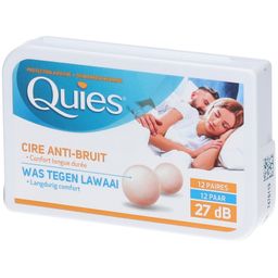 Quies bouchons auriculaire cire naturelle