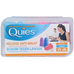 Quies mousse disco bouchons auriculaire