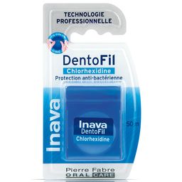 Inava DentoFil Chlorhexidine Fil dentaire ciré chlorhexidine
