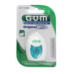 Gum® Original white fil dentaire ciré fluoré