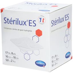 Hartmann Stérilux® ES Compresses de gaze stériles 10 cm x 10 cm