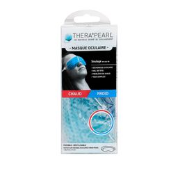 Therapearl Masque Oculaire Poche Thermique Garnie De Billes - Soulage En Cas De Mal de Tête - Secheresse Oculaire