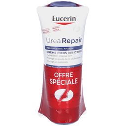 Eucerin® UreaRepair PLUS Crème Pieds 10% d'Urée Peau sèche 2 x 100 ml