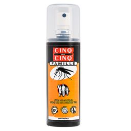 Spray Famille Anti-Moustiques - Moustiques Tigres 100ml Cinq sur Cinq