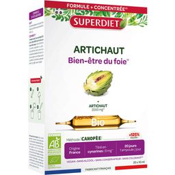 SUPERDIET – ARTICHAUT BIO 2000 MG – 20 ampoules de 10 ml