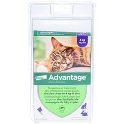 Advantage 80 pour chat et lapin
