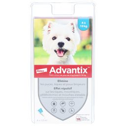 Advantix Petit chien de 4 kg - 10 kg