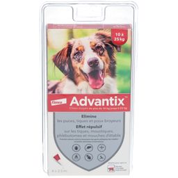Advantix Chien moyen de 10 kg - 25 kg
