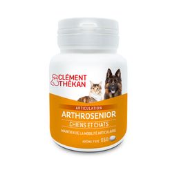 Clément Thékan Arthrosenior - Soulage la douleur liée à l'Arthrose chez le Chien et le Chat - Stimule la régénération du cartilage - Aide à la mobilité articulaire