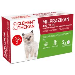 Clement Thekan Milprazikan Traitement Des Vers Plats Et Ronds Chaton 2 Comprimés