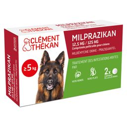 Clement Thekan Milprazikan Traitement Des Vers Plats Et Ronds Chien 2 Comprimés