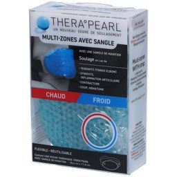 Therapearl Multi Zones avec Sangle - Poche Thermique Garnie De Billes - Soulage En Cas De Douleur Musculaire