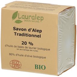 LAURALEP Savon d'Alep BIO 20% laurier