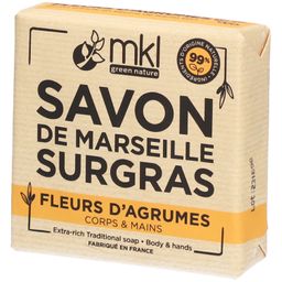 MKL Savon de Marseille Surgras - Fleurs d'Agrumes